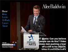 Tablet Screenshot of alecbaldwin.com